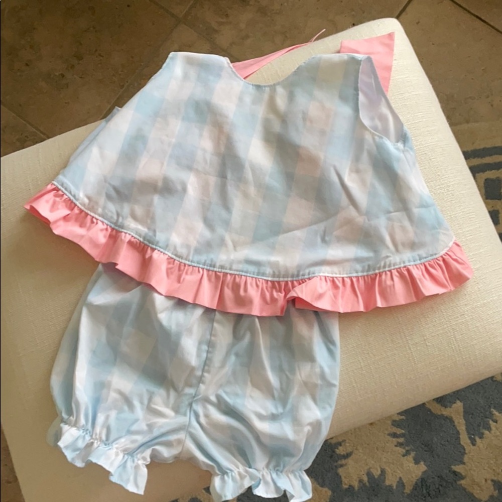 Beaufort Bonnet bow tie bloomer set